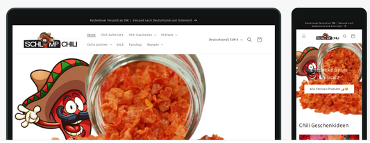 Herzlich willkommen im neuen Schlump-Chili Shop!