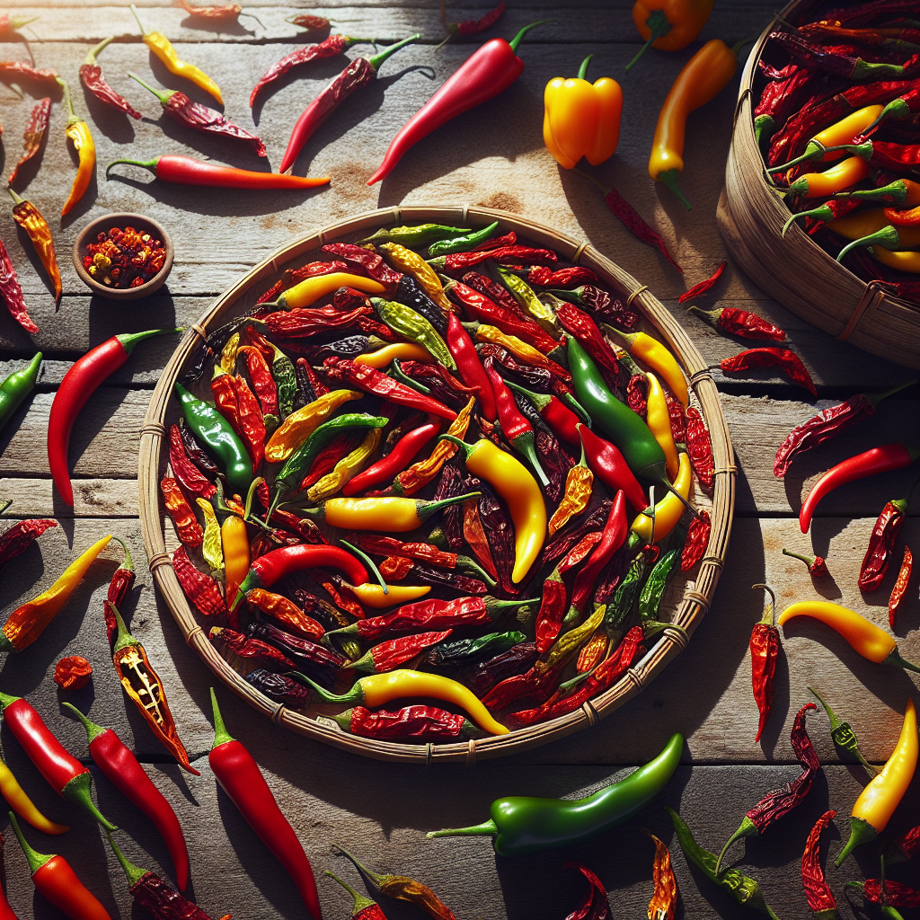 getrocknete Chilis