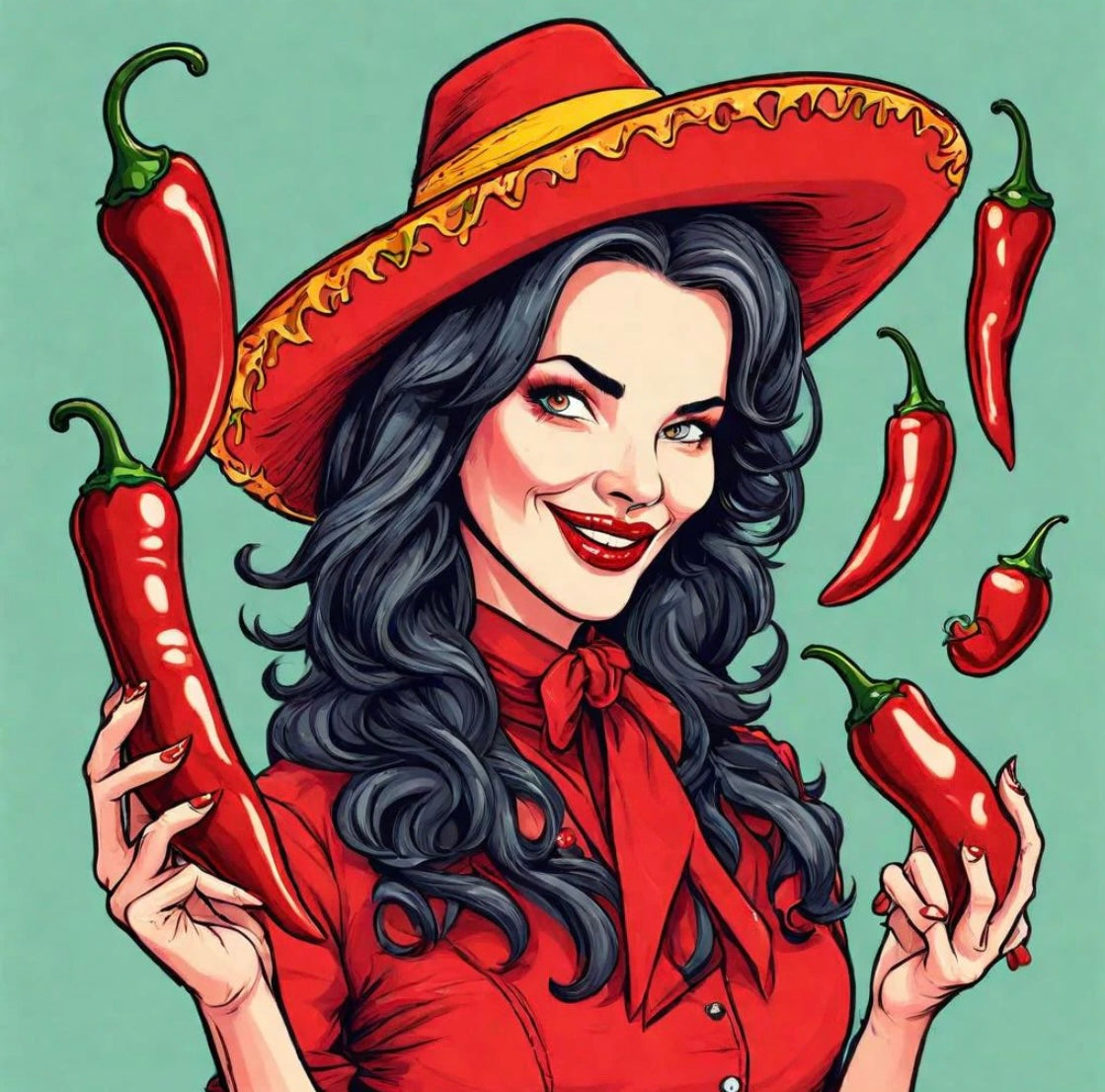 scharfe chili schoten