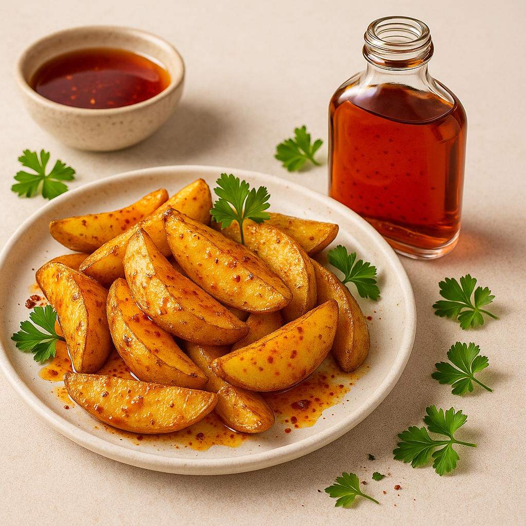 Kartoffelecken mit Chiliöl