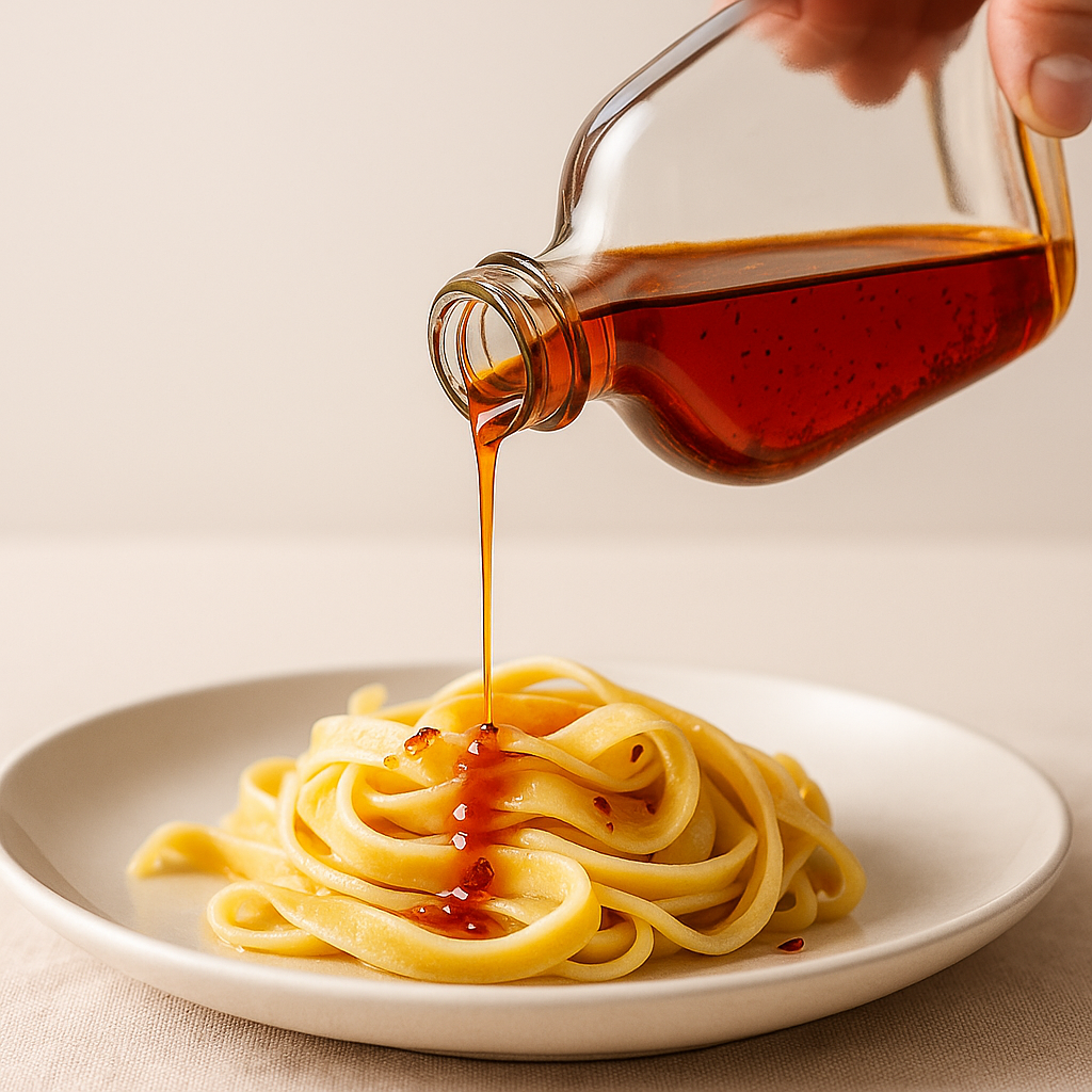 Nudeln mit Chiliöl