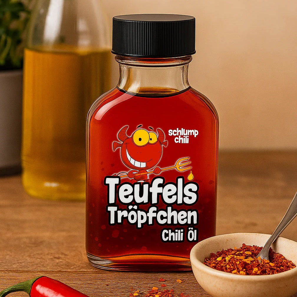 chiliöl aufbewahren Teufelströpfchen Chiliöl kaufen 🩸 mild bis scharf – Schlump-Chili