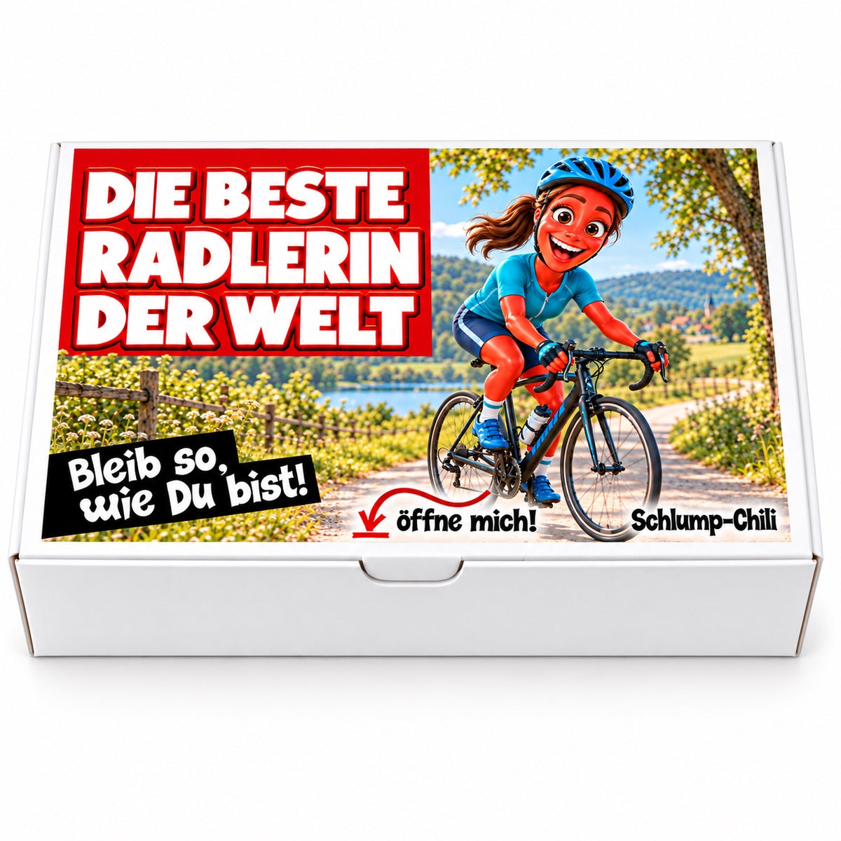 Die schärfste Radlerin der Welt - Ein witziges Geschenk!