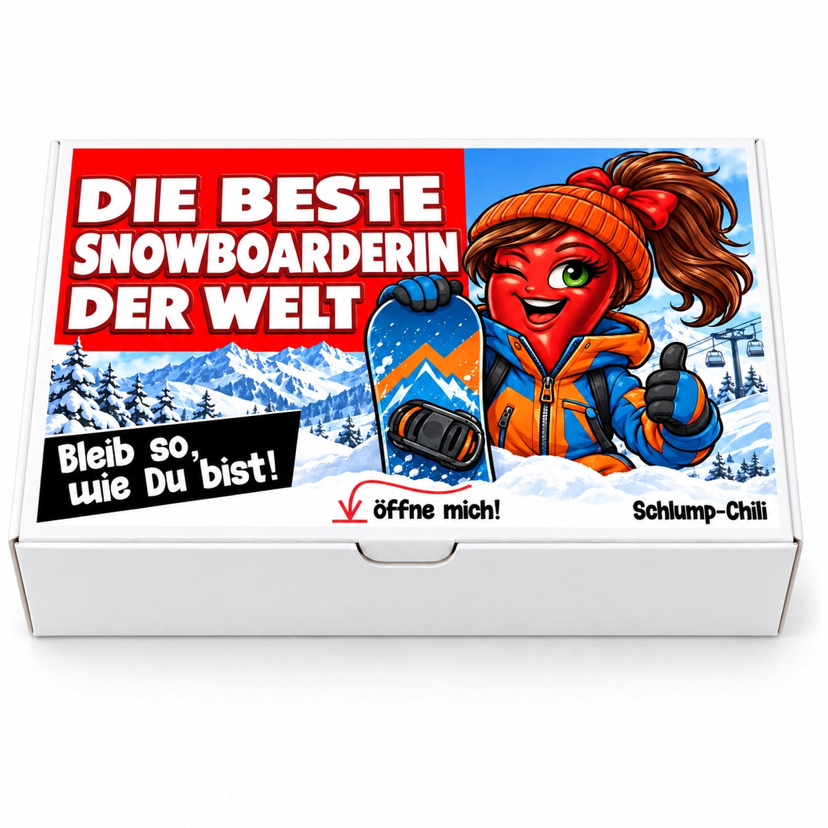 Die schärfste Snowboarderin der Welt - Ein witziges Geschenk!