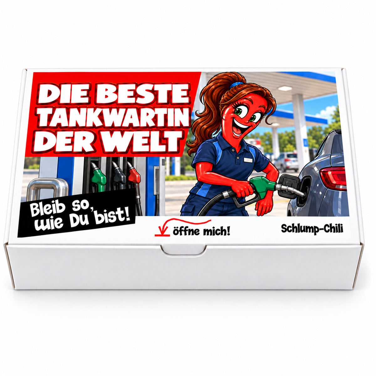 Die schärfste Tankwartin der Welt - Ein witziges Geschenk!