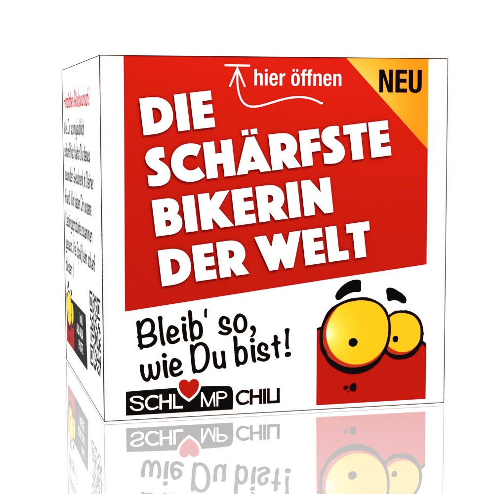 Lustiges Präsent für die Motorrad Fahrerin