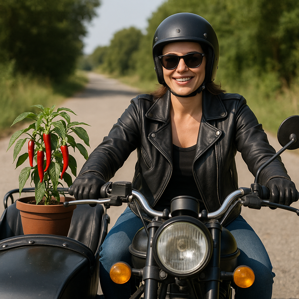 Die schärfste Bikerin der Welt - Ein witziges Geschenk!