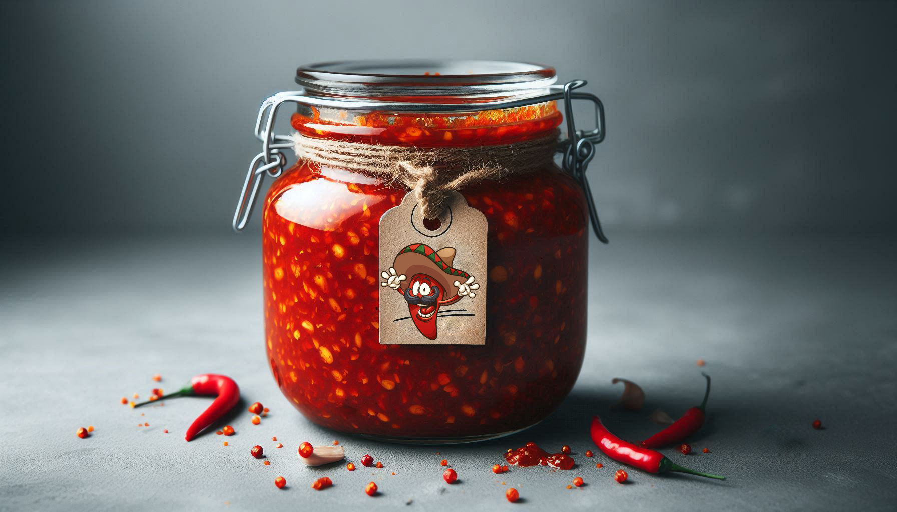 Chili Paste im Glas