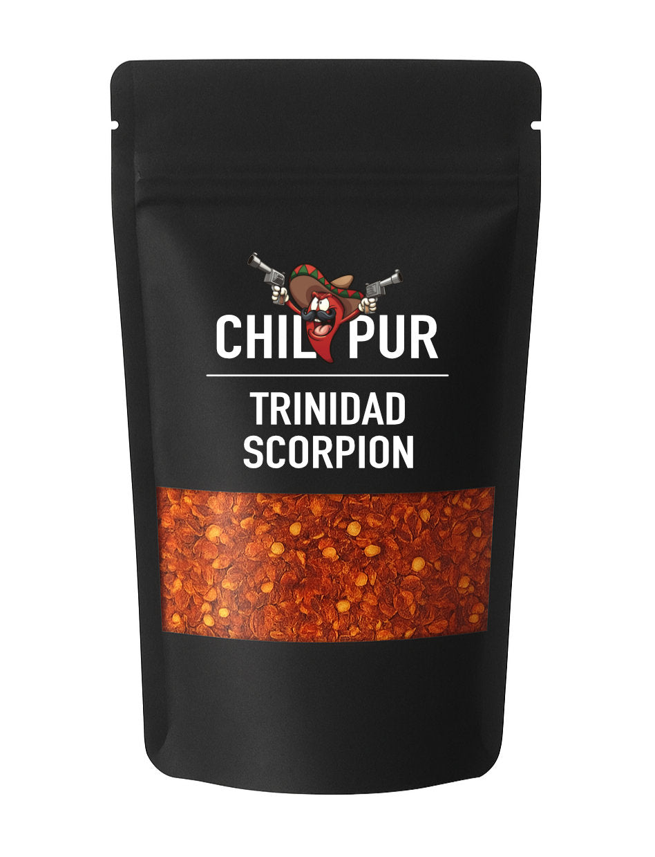 getrocknete Trinidad Moruga Scorpion Chili im Beutel