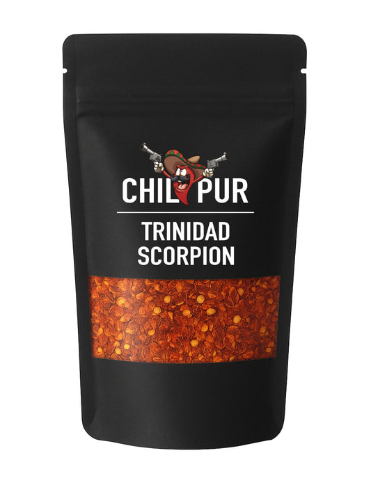 getrocknete Trinidad Moruga Scorpion Chili im Beutel