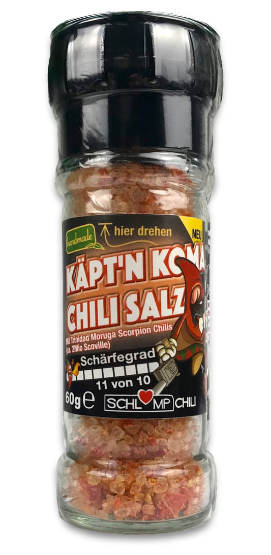 Sehr scharfe Chilisalz Gewürzmischung