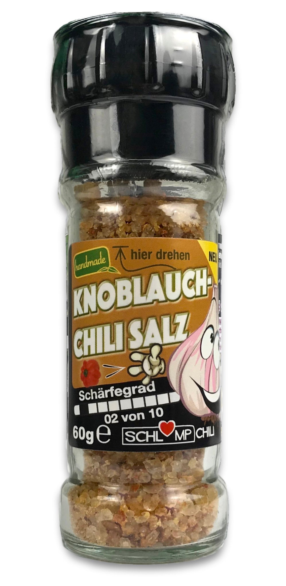 Knoblauch Chili Salz Gewürzstreuer
