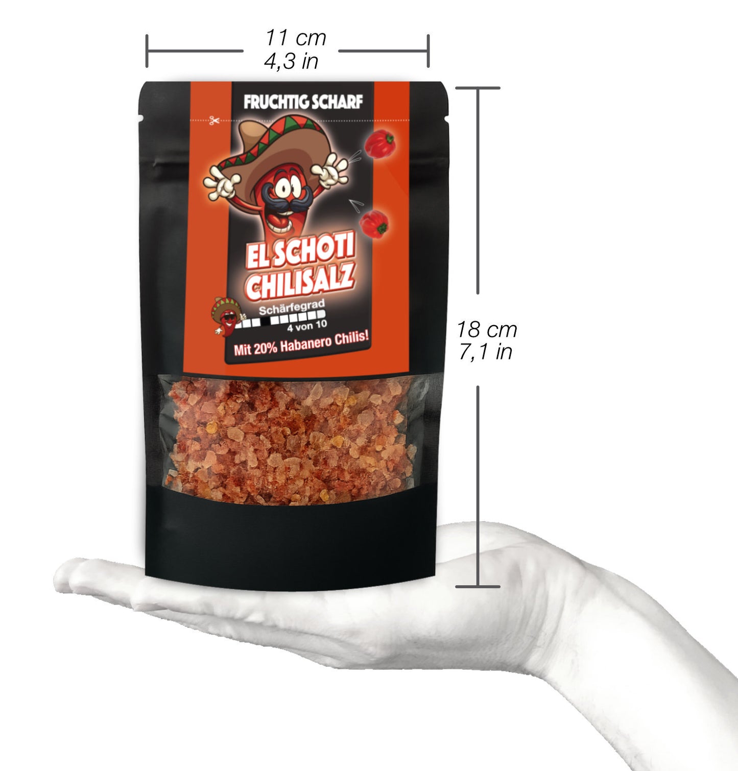 EL SCHOTI Habanero Chilisalz Probierpack 20g