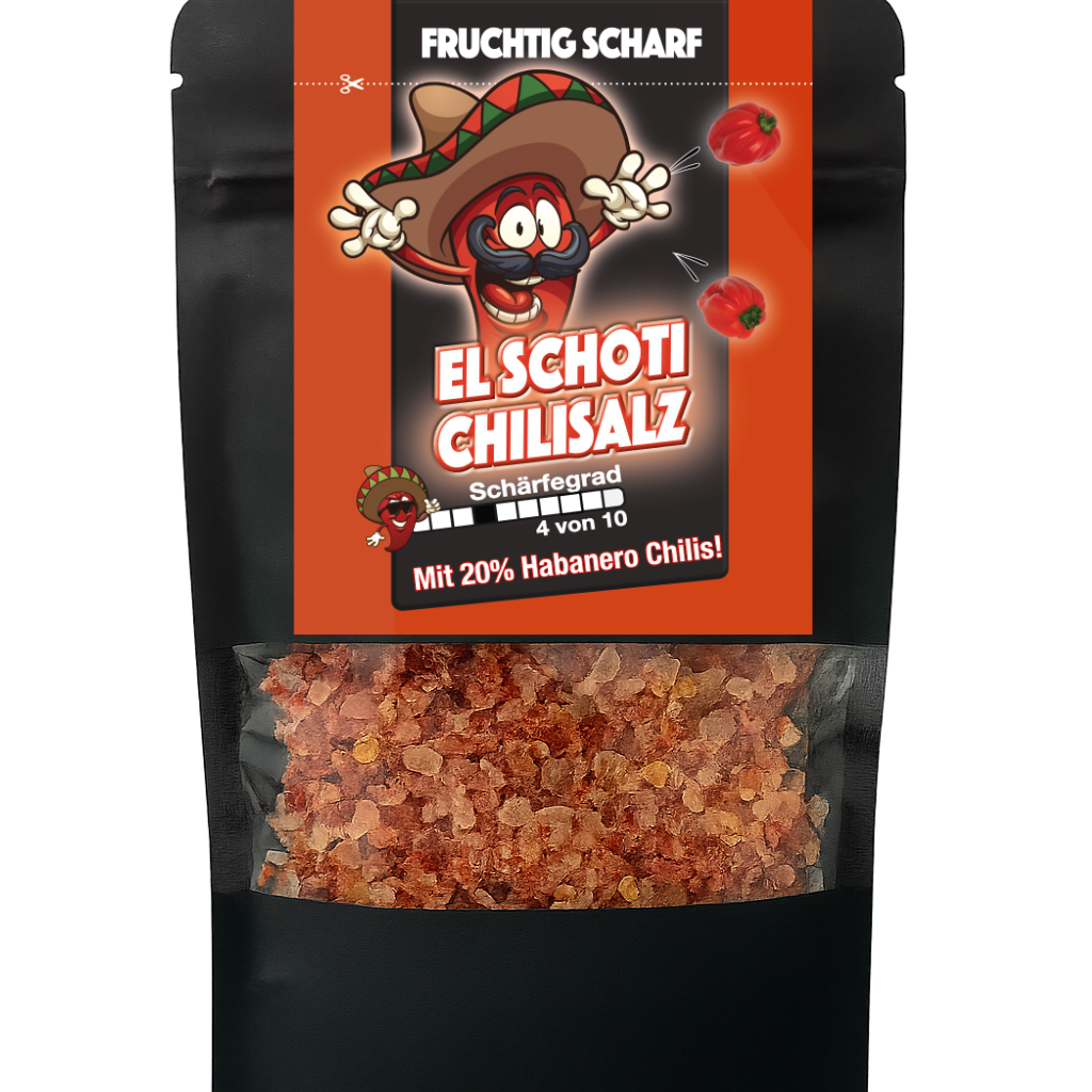 EL SCHOTI Habanero Chilisalz Probierpack 20g