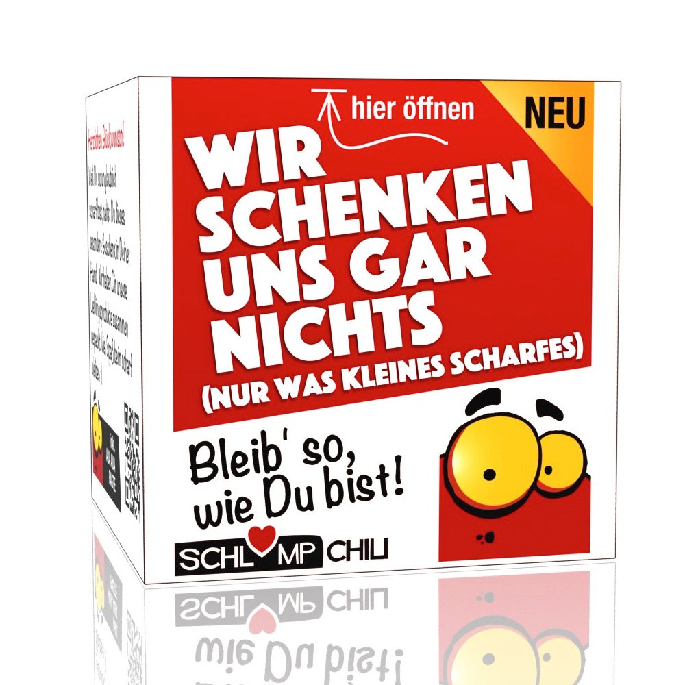 Lustiges Nichts Geschenk mit Text