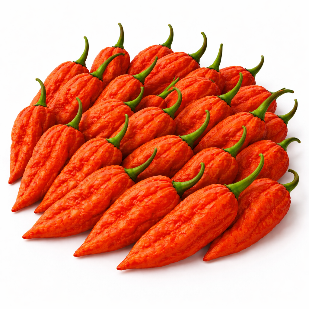 Frische Geister Chili (Naga Bhut Jokokia, extrem scharf)