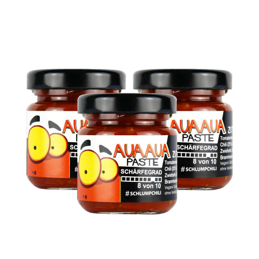 AUAAUA Chilipaste im Dreierpack