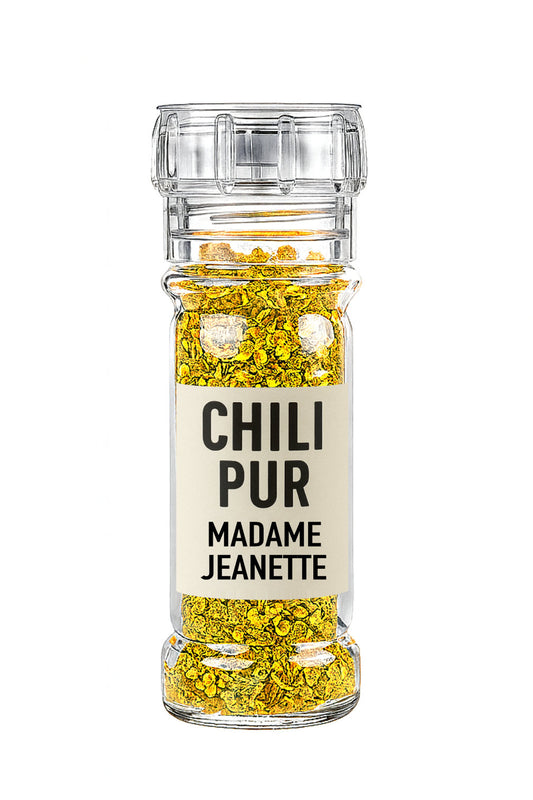 Gtetrocknete Madame Jeanette Chilis Gewürzmühle