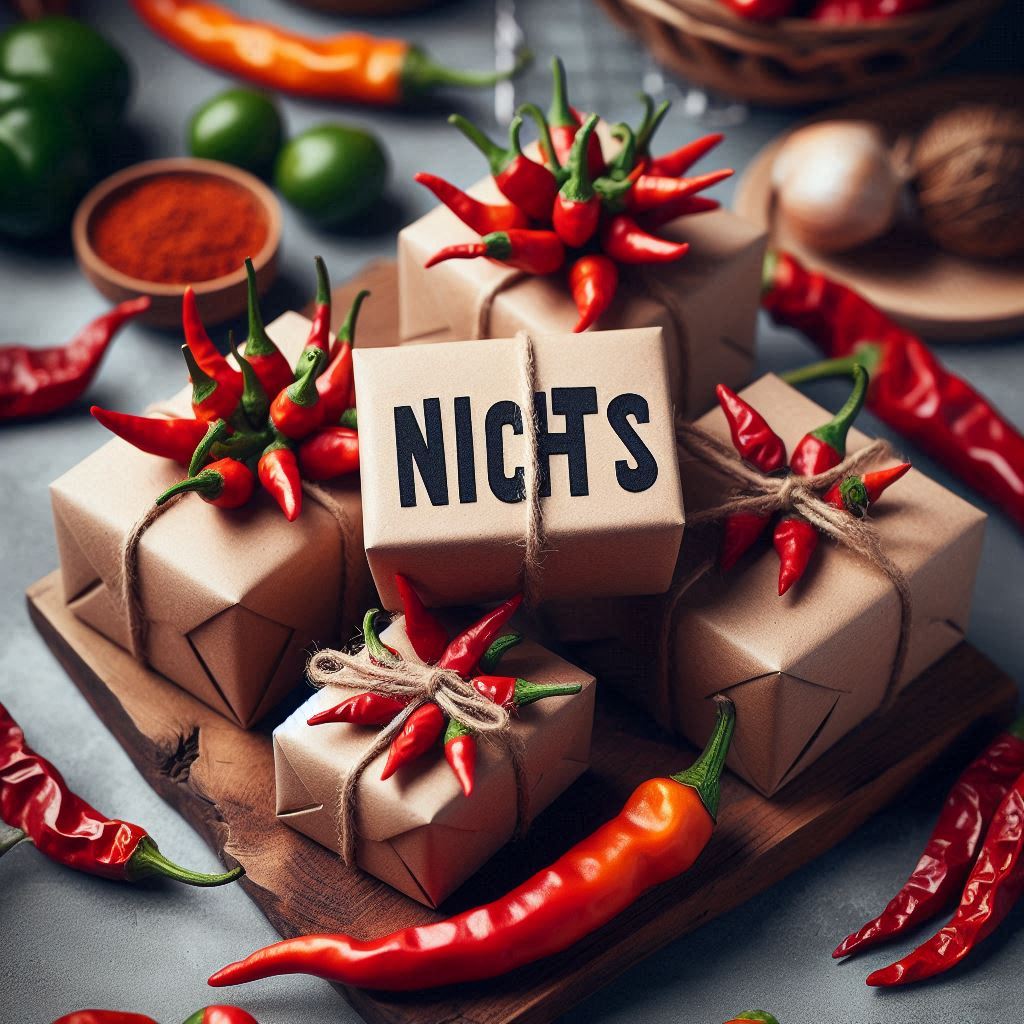 witziges Nichts Geschenk mit Chili