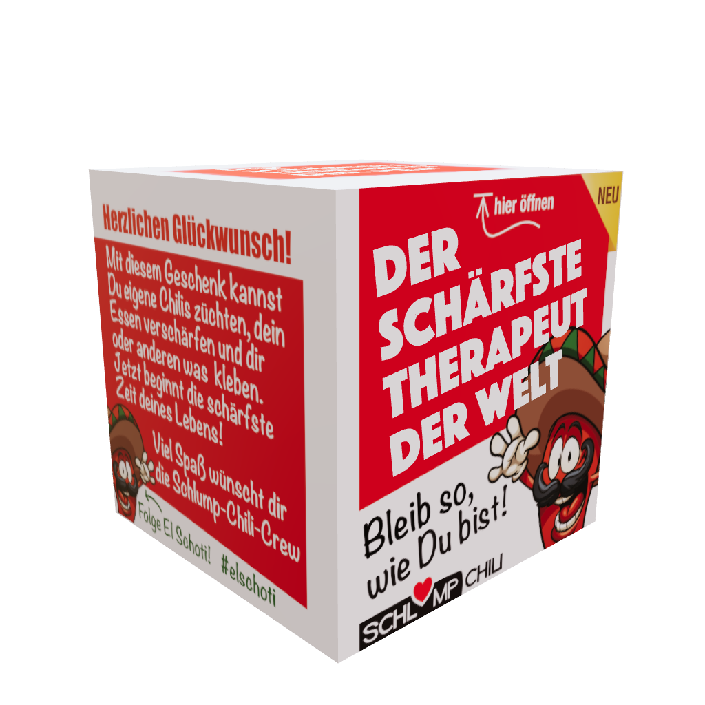 lustiges Geschenk für Therapeuten 3D Ansicht