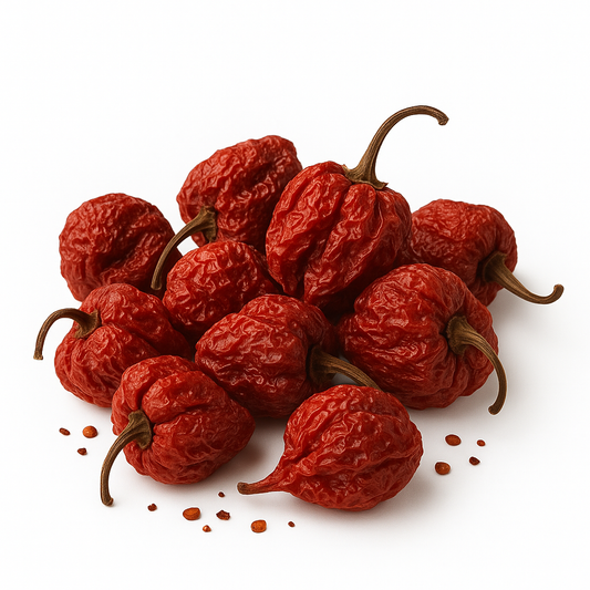 getrocknete ganze rote Trinidad Scorpion Chili