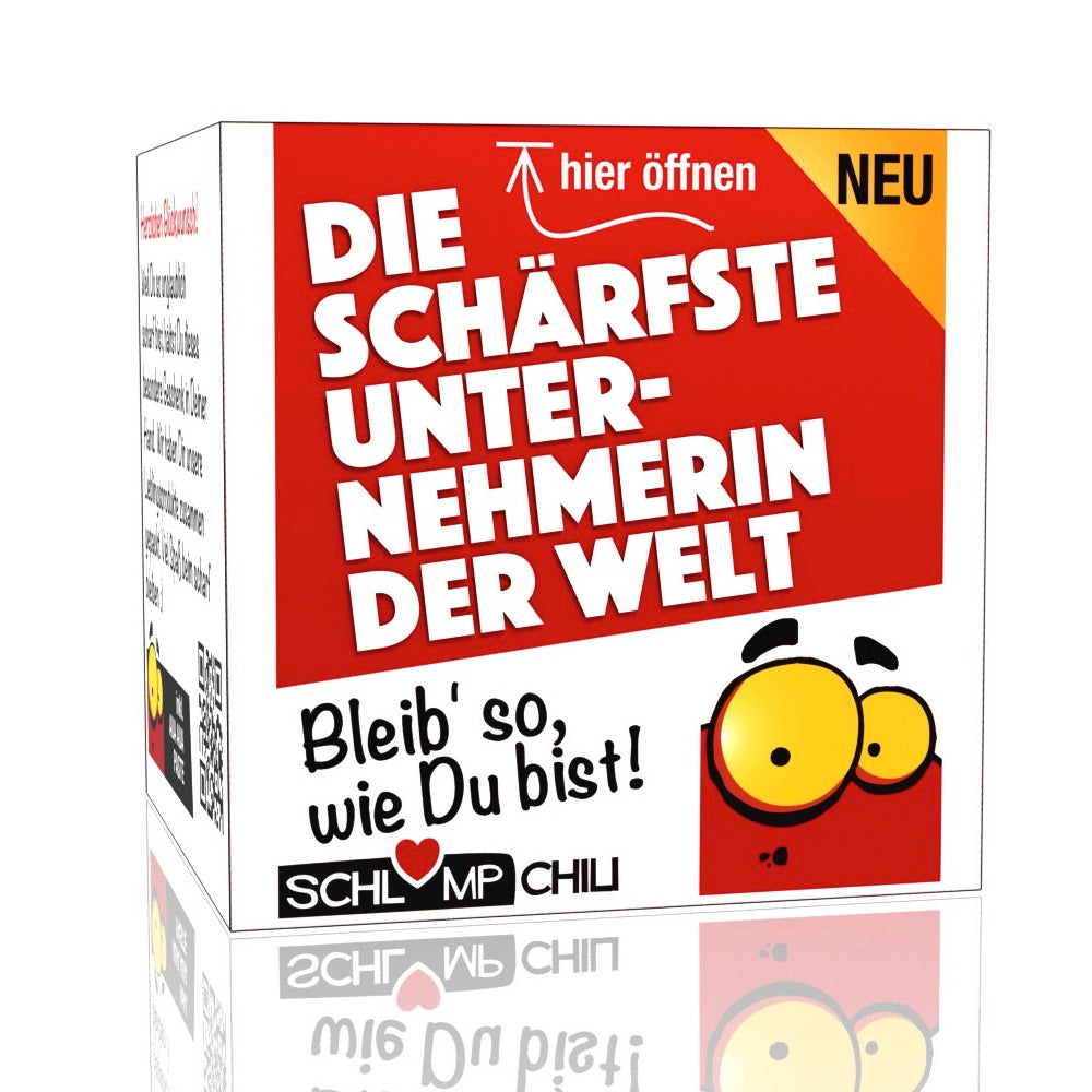 Lustiges Präsent für die Unternehmerin