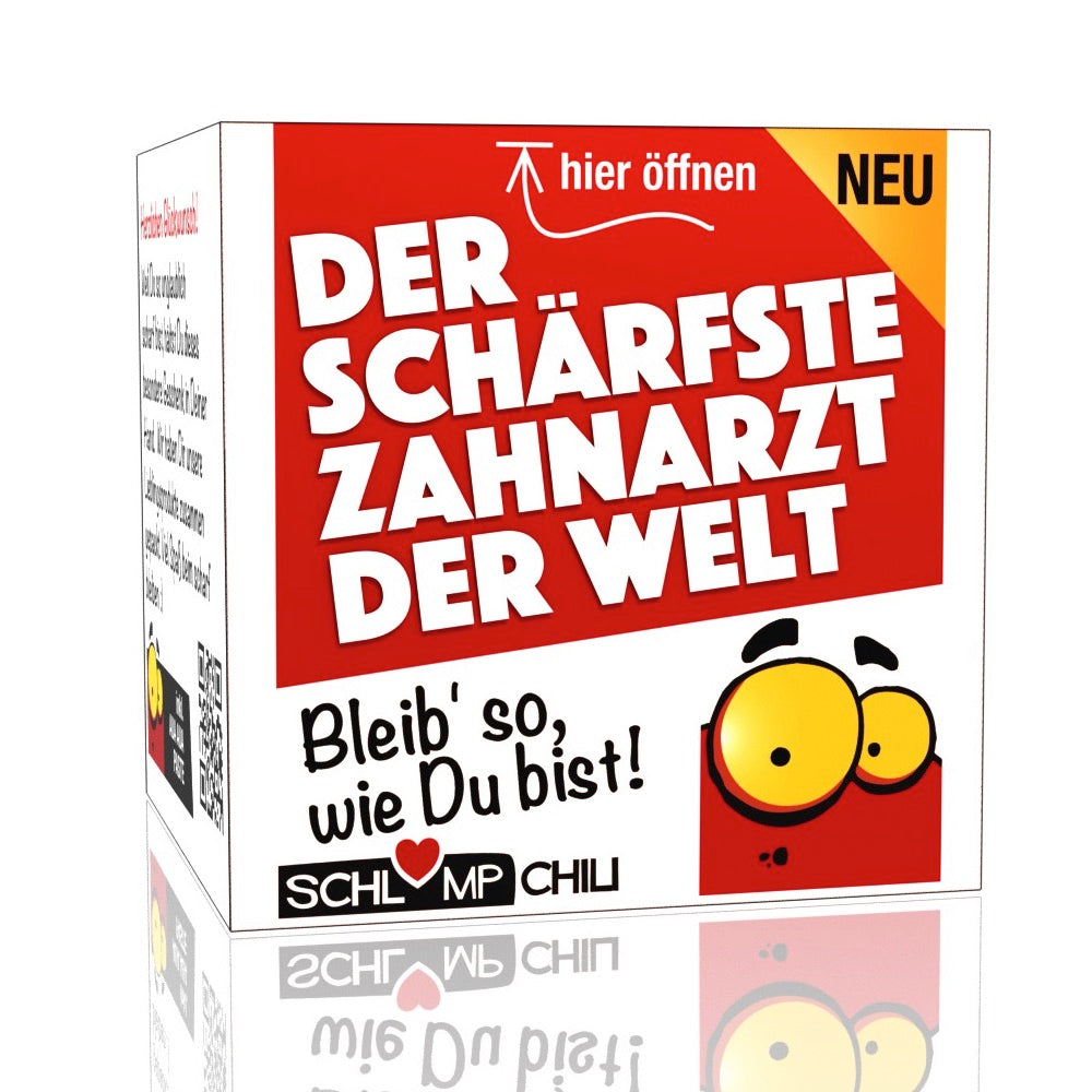 Lustiges Dankeschön Präsent für den Zahnarzt