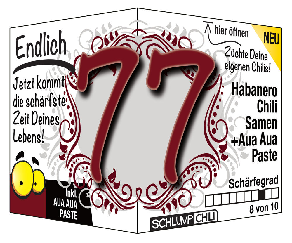 Witziges Präsent zum 77. Geburtstag