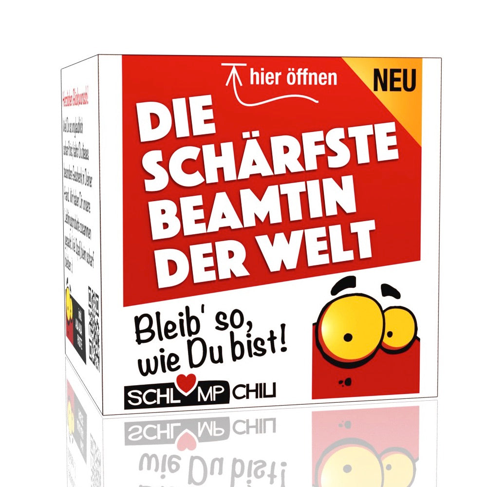 Lustiges Präsent für die Beamtin