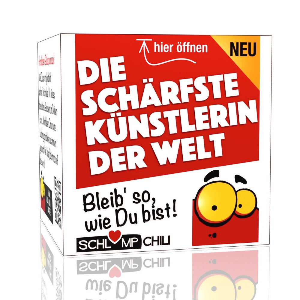 Lustiges kreatives Präsent für eine Künstlerin