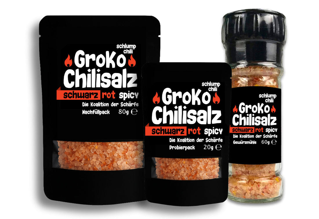 Schlump-Chili veröffentlicht „GroKo Chilisalz“