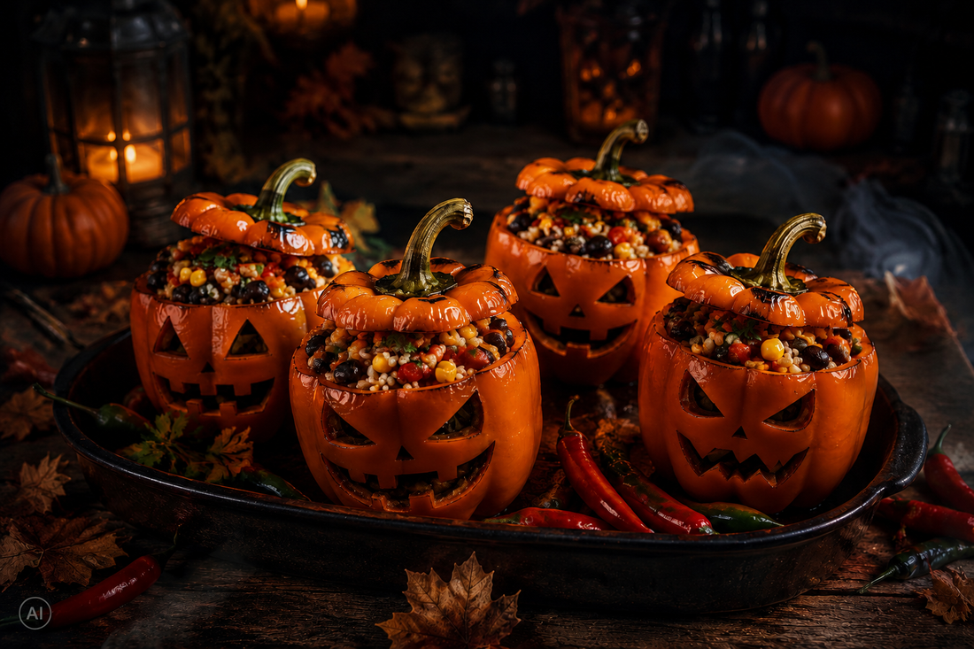 Halloween Paprika mit Chili