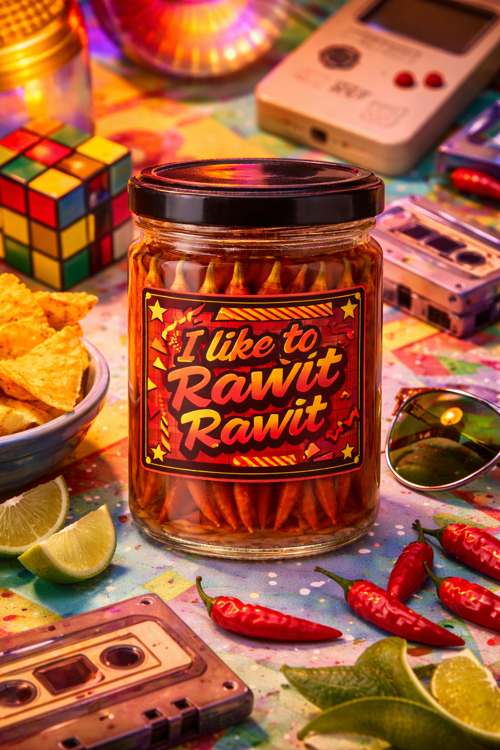 I LIKE TO RAWIT RAWIT - eingelegte Thai Chilis (100ml)