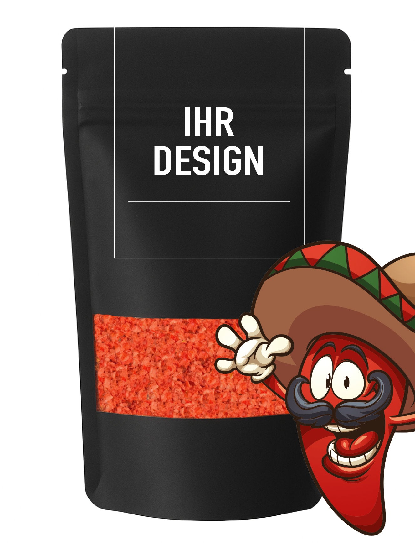 Private Label Gourmet Chili Gewürzsalz mit eigenem Logo (Nur Firmenkunden)