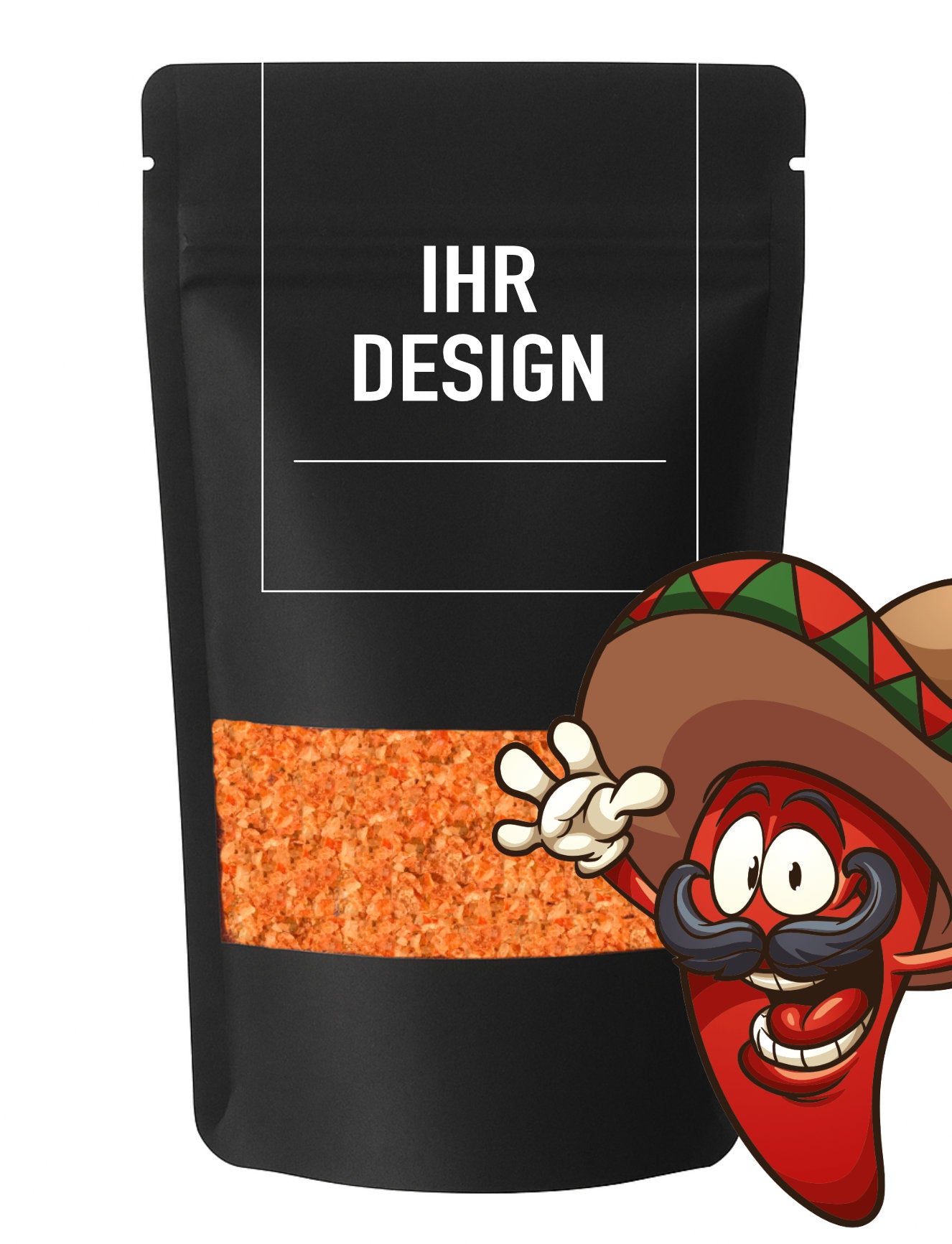 Private Label Gourmet Chili Gewürzsalz mit eigenem Logo (Nur Firmenkunden)