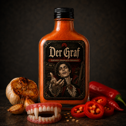 Der Graf – geröstete Knoblauch-Chili-Soße