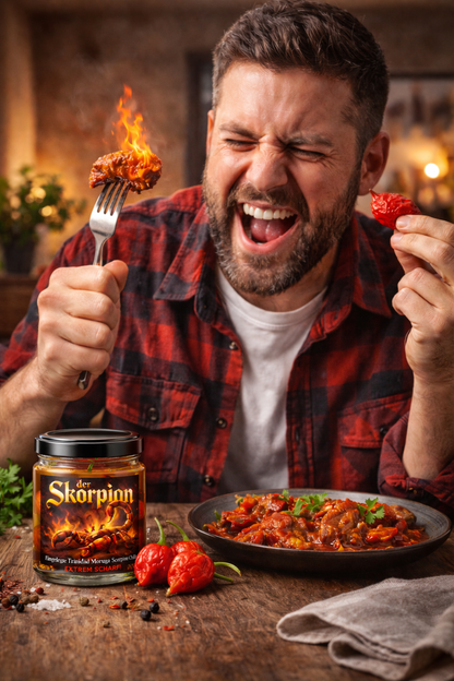 Der Skorpion - Trinidad Moruga Scorpion Chils eingelegt
