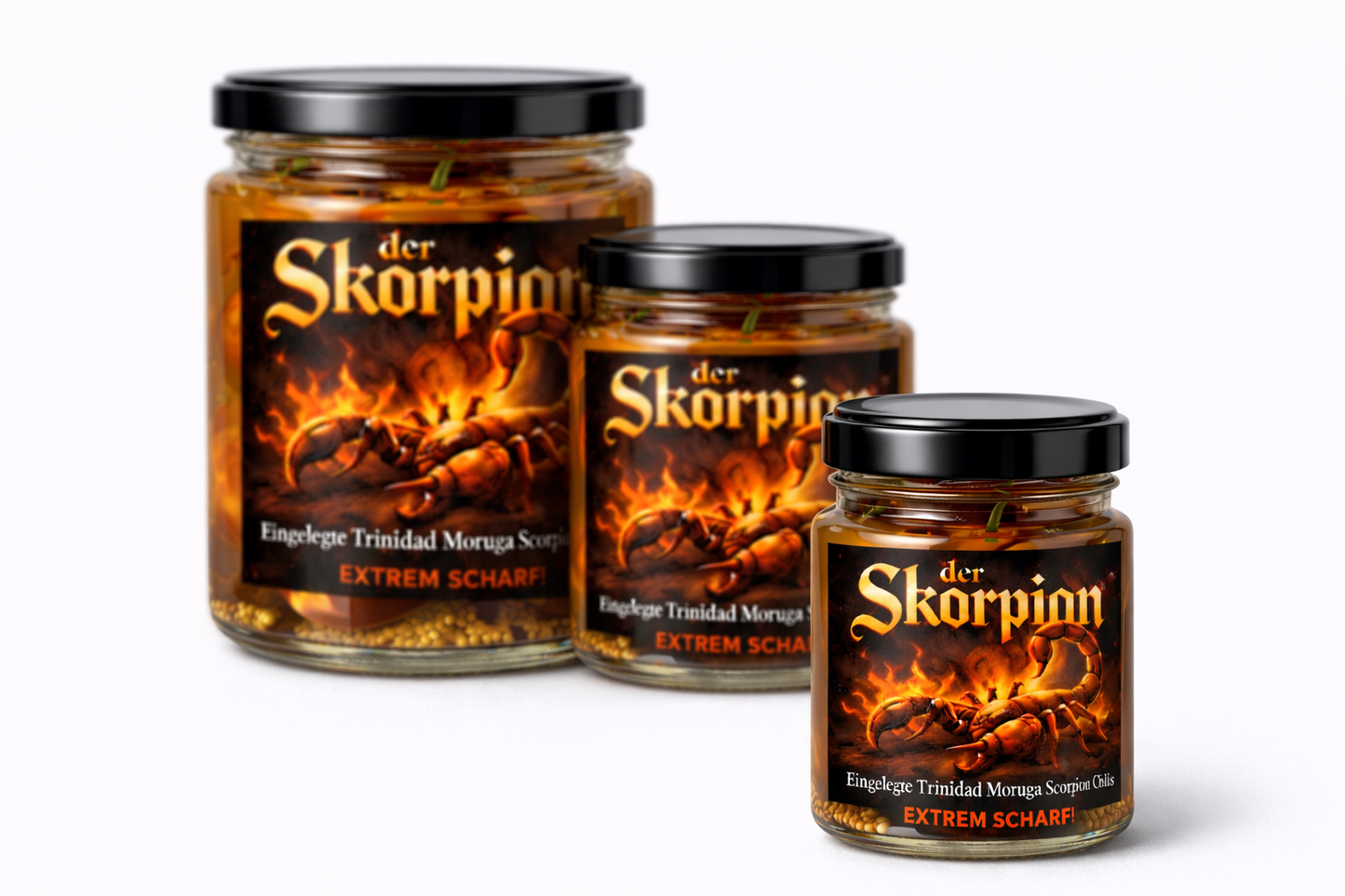 Der Skorpion - Trinidad Moruga Scorpion Chils eingelegt