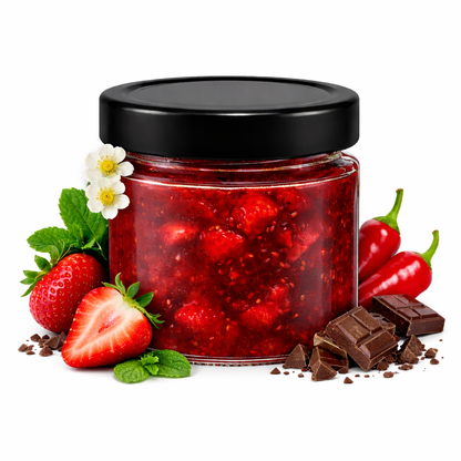 GRETEL Erdbeer Schoko Chili Fruchtaufstrich