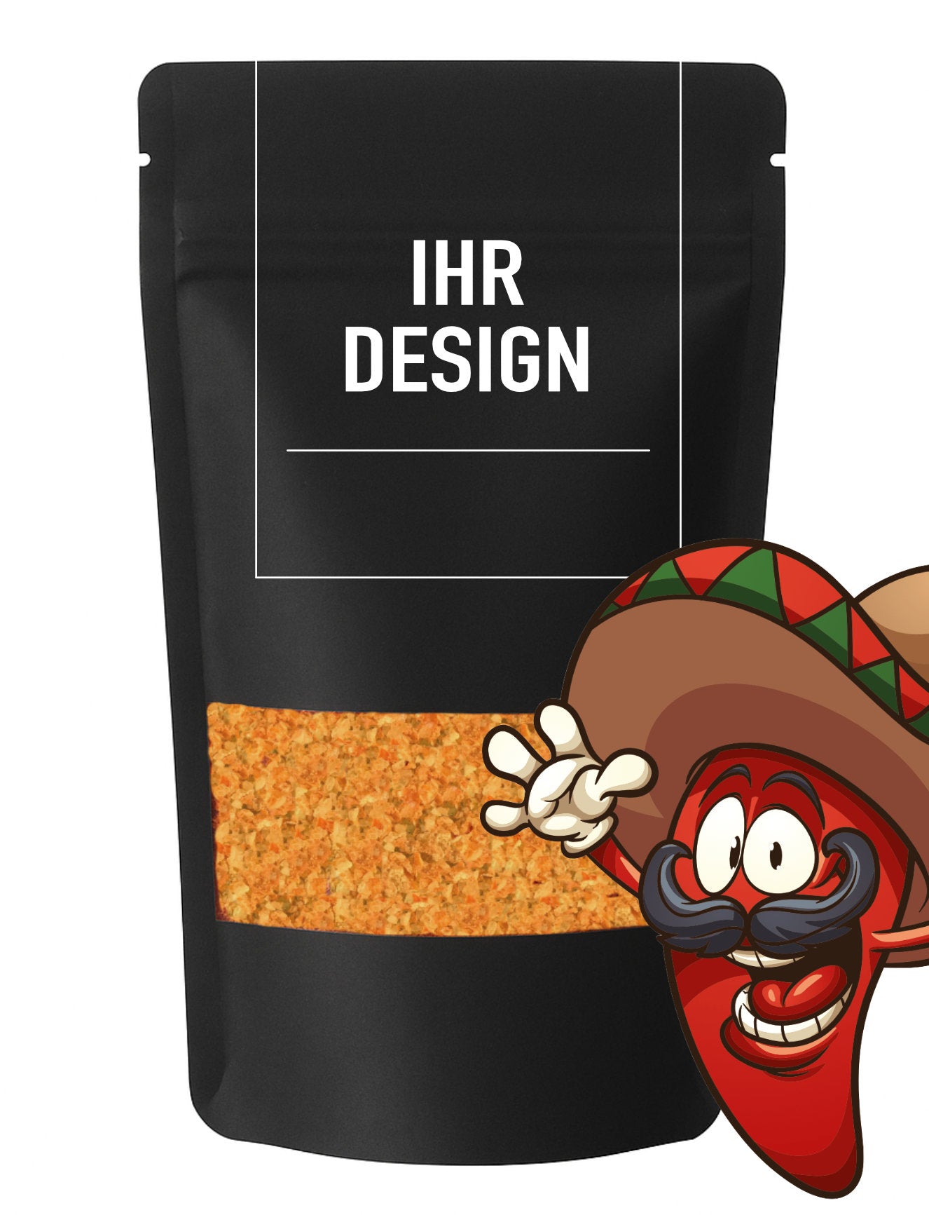 Private Label Gourmet Chili Gewürzsalz mit eigenem Logo (Nur Firmenkunden)