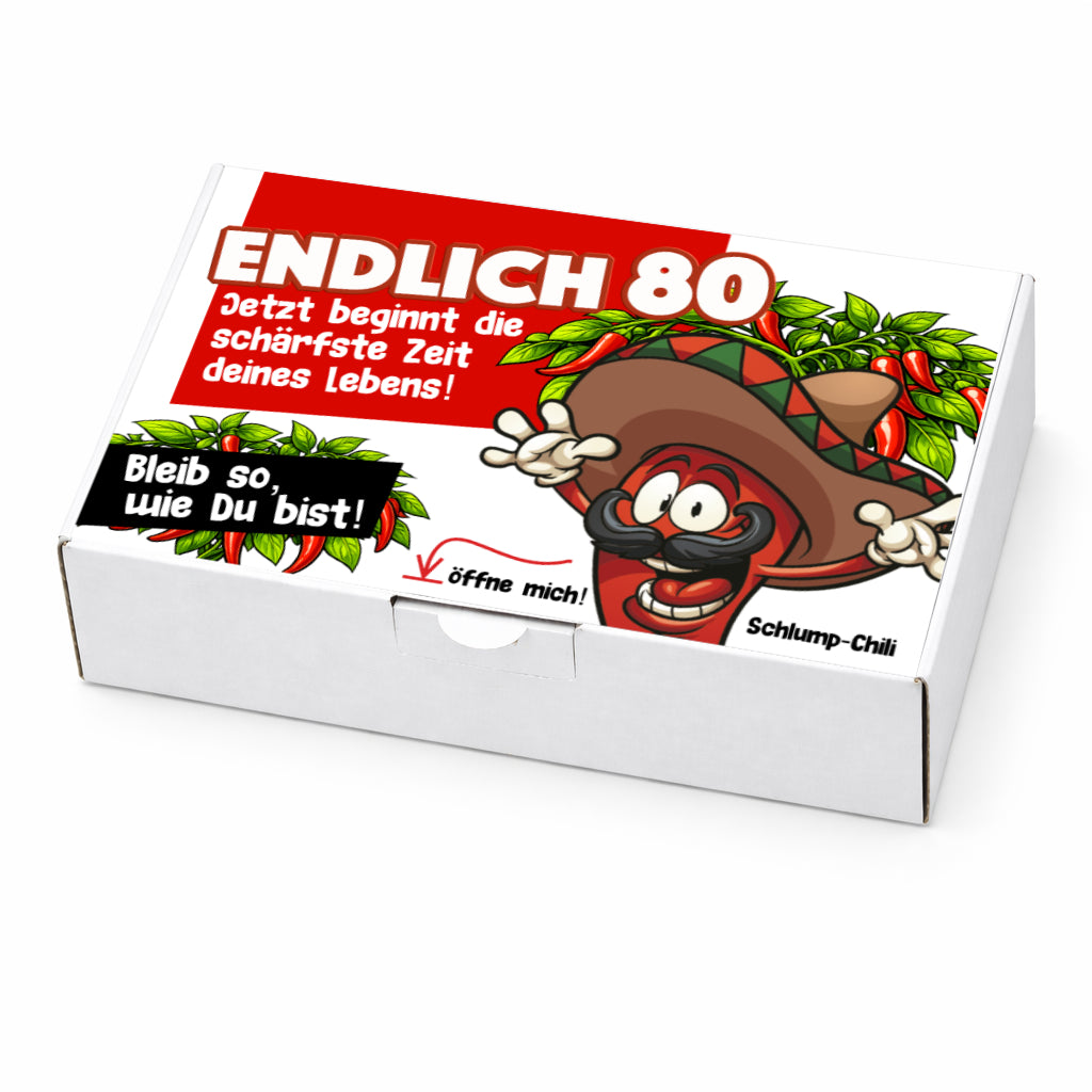 Endlich 80 - Ein cooles Geschenk zum 80. Geburtstag!
