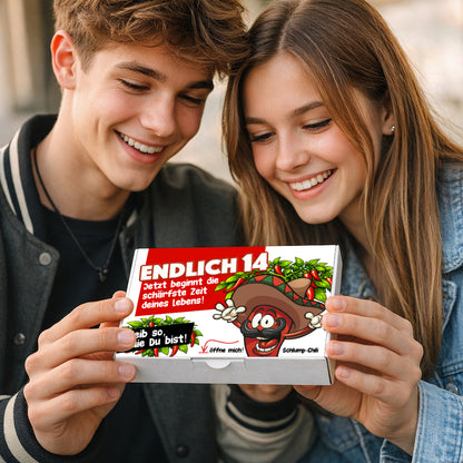 Endlich 14 - Ein witziges Geschenk zum 14. Geburtstag!