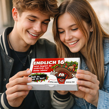 Endlich 16 - Ein witziges Geschenk zum 16. Geburtstag!