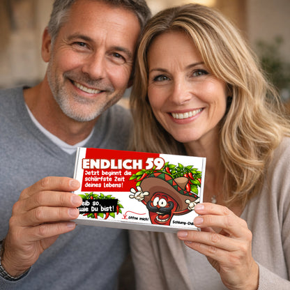 Endlich 59 - Ein tolles Geschenk zum 59. Geburtstag!