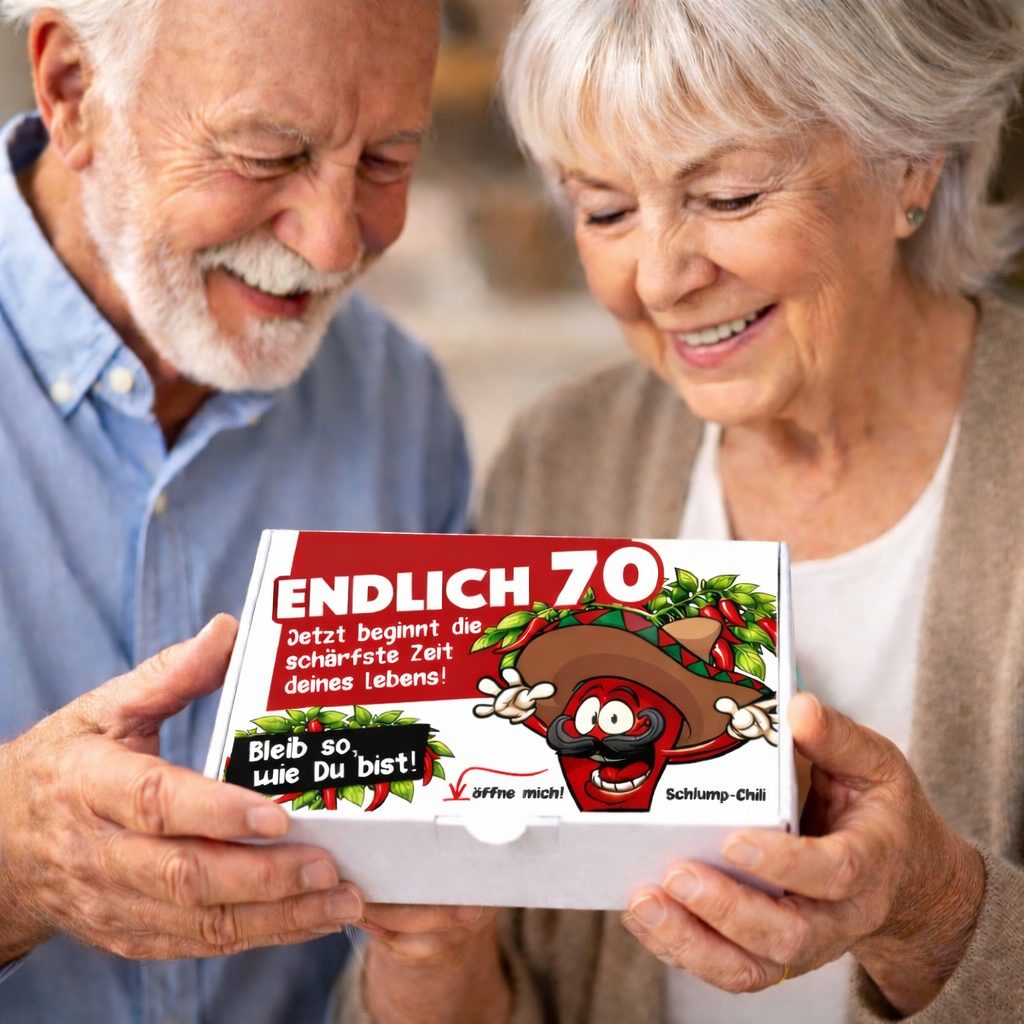 Endlich 70 - Ein cooles Geschenk zum 70. Geburtstag!