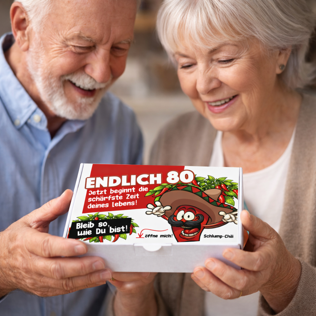 Endlich 80 - Ein cooles Geschenk zum 80. Geburtstag!
