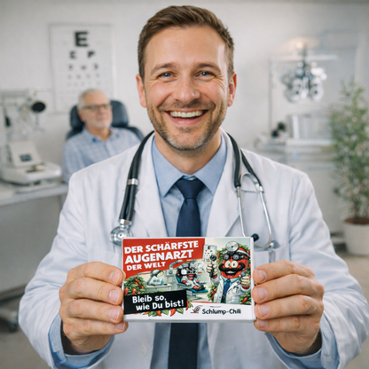 Der schärfste Augenarzt der Welt - Ein witziges Geschenk