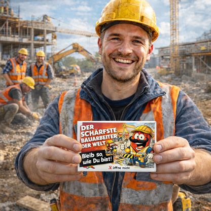 Der schärfste Bauarbeiter der Welt - Ein witziges Baustellen Geschenk