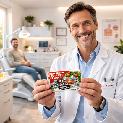 Der schärfste Hautarzt der Welt - Ein witziges Dermatologen Geschenk!