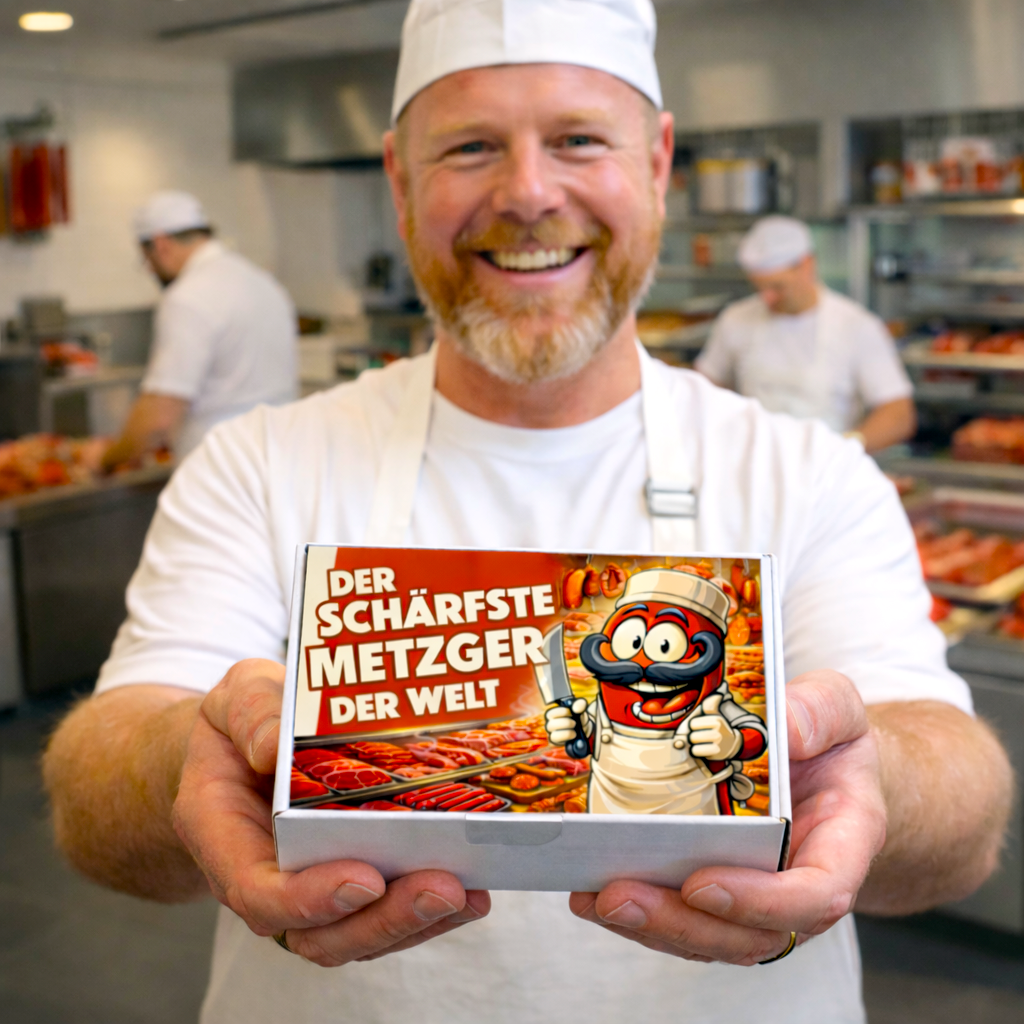 Der schärfste Metzger der Welt - Ein witziges Geschenk